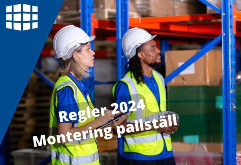 Montering pallställ